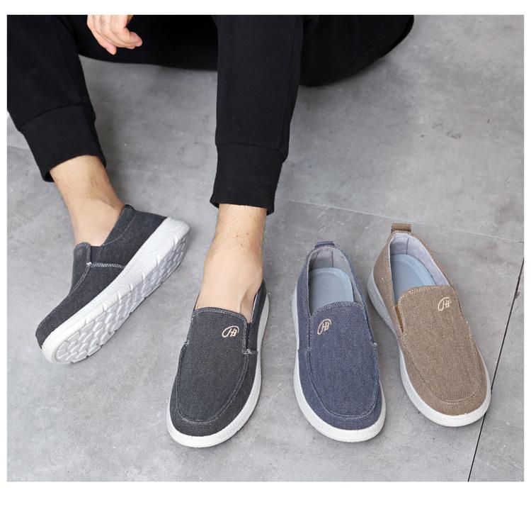 Extra Large Men's Canvas Shoes: Casual Slip-On, Sizes 45-48
