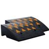 Rubber Curb Ramp 2 Pack, 6" Rise Height Heavy-Duty 33069 Lbs/15 T Capacity Threshold Ramps, Driveway Ramps with Stable Grid Structure for Cars,