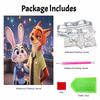 Disney DIY Pearl Painting Zootopia Characters and Scene Restoration Decorative Painting Creative Ornaments Friends GiftsDeskto OrnamentsHomeDecoration