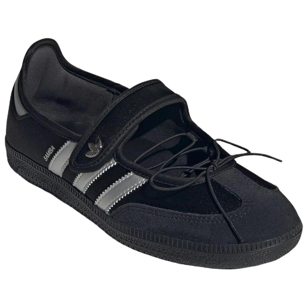 Adidas Originals Samba Jane Fabric Comfortable Durable Mary Jane Shoes Women Shoes Black KZ8952
