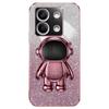 For Xiaomi Redmi Note 13 5G Cover Astronaut Kickstand Glitter Powder Mobile Phone Case