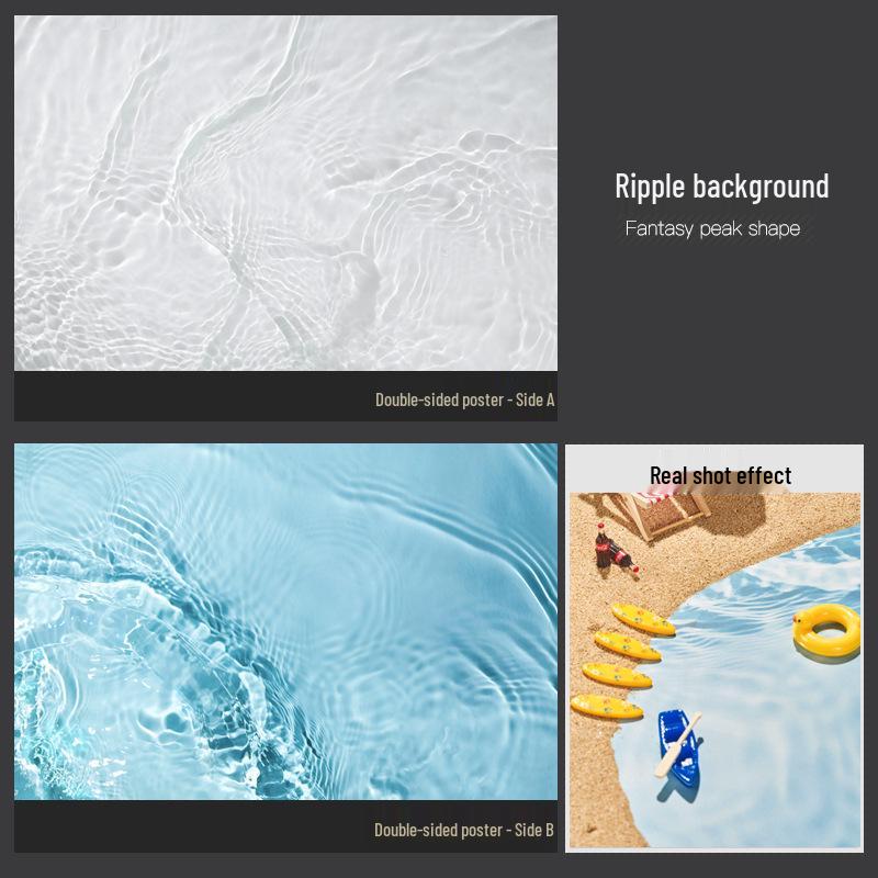 3D Double-Sided Tree Shadow Background Paper for Photography: Minimalist Prop for Cosmetics, Food, and Jewelry Still Life