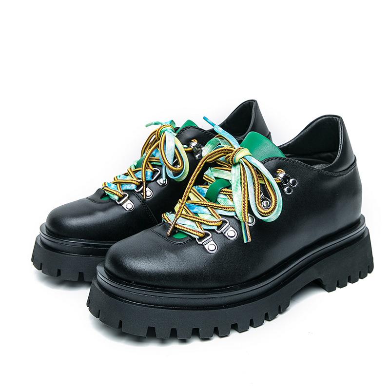 

Men s shoes large size new business dress shoes fashionable men s inner heightening leather shoes trend Korean version lace-up leather shoes 45