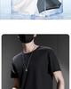 Men's Quick-Dry Ice Silk Mesh T-shirt - Breathable, Lightweight, Short Sleeve for Summer Sports