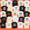 Rhude Graphic T Shirt Men Women Oversized Short Sleeve Cotton Tee Casual Streetwear