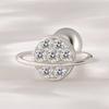 JEWNEL (1+1)Silver925 Universe Mini Cubic Planet Silver Piercing