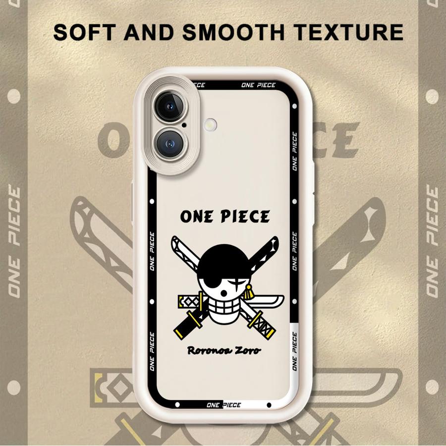 Soft Shell Case for iPhone 17 Air XS Max XR 16e 13 12 11 Pro Max 15 16 14 Plus Anime Ones Pieces