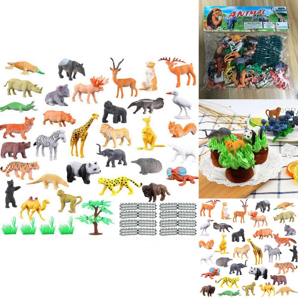 Wild Animals Ocean Insect Farm Dinosaur Set Simulation Small Animal Model Children's Early Education Toy Characters)