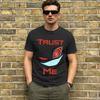 Hazbin Hotels Reines Baumwoll-T-Shirt Für Unisex Strand Vertrau Mir Y2k Lustige T-Shirts Atmungsaktive Hippie-T-Shirts Übergröße Muster Kleidung