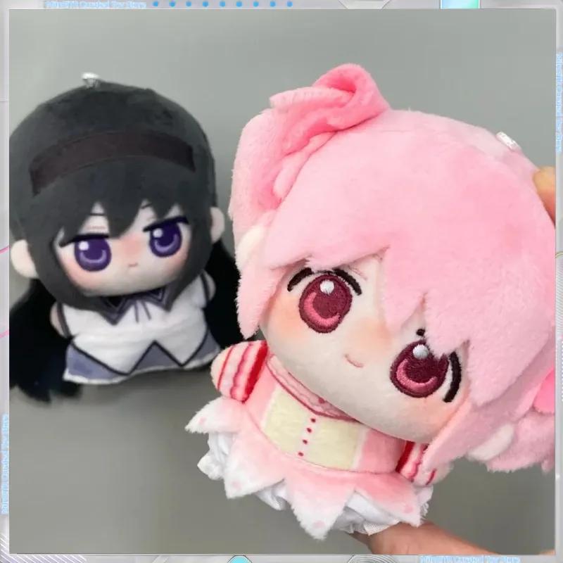 Puella Magi Madoka Magica Animation Peripherie Madoka Kaname Homura Akemi Q Version Plüschpuppe Spielzeug Kawaii Desktop Deko 10cm Geschenk
