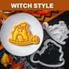 5 Set Cookie Moulds Biscuit Molding Pastrys Decorating Molds Halloween Biscuit Moulds Baking Supplies for Biscuit