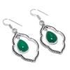 Green Onyx Gemstone Handmade 925 Sterling Silver Jewelry Earring 2.17" KJ-774