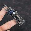 Sodalite Pendant Copper Wire Wrapped Rainbow Moonstone Pendant Wire Wrap Gemstone Jewelry Handmade Deer Face Pendant Copper Jewelry For Gift