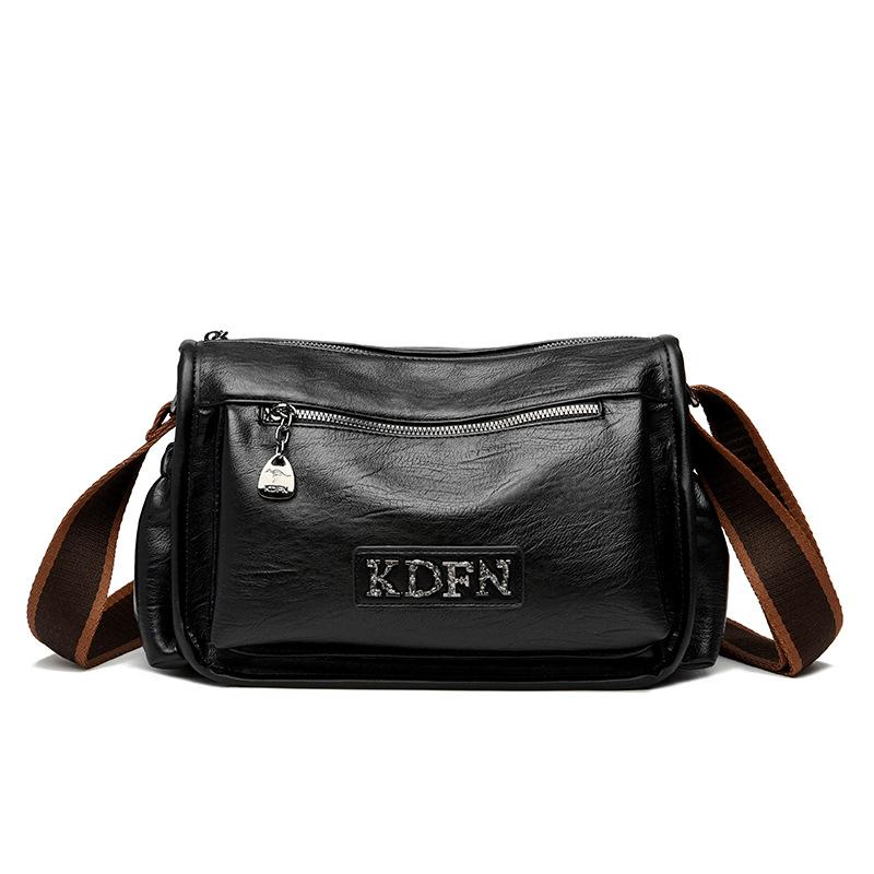 Retro Broadband Shoulder Bag New Casual Mother Bag Large Capacity Versatile Crossbody Bag