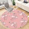 1pc Flamingo Pattern Chair Carpet for Office, Non slip, Soft and Durable Office Rug for Interior Decoration