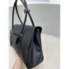 Niche Design Large Capacity Tote Document Handbag Shoulder First Layer Vegetable Tanned Cowhide Commuter Business