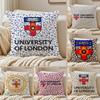 University Of L-London Pillow Case Silky Elegant Comfort Sofa Bed Invisible Zipper
