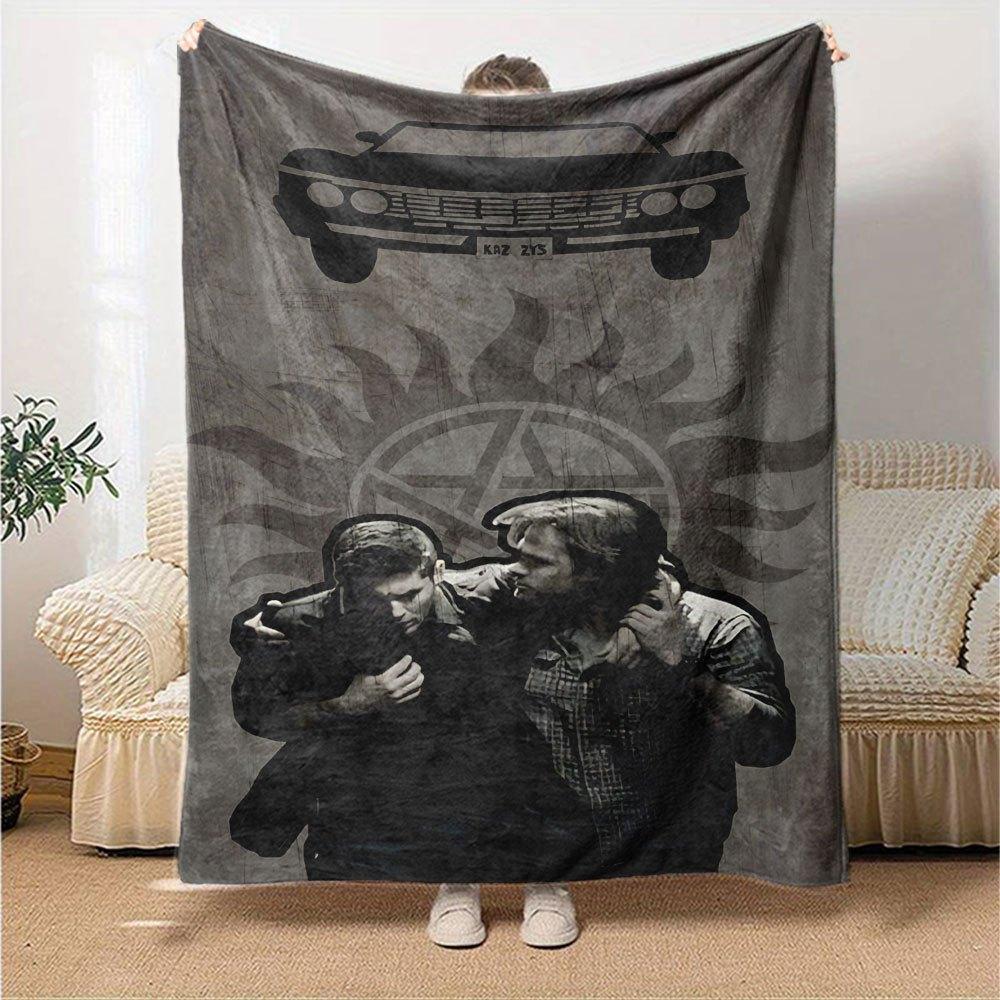 1pc Supernatural 30 Blanket Soft Warm Throw for Home, Office, Travel All Season Cozy Bedding Gift, Office Cozy Accessory