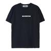 T-Shirt Round Neck Letter Pullover Short Sleeve Kids Tops Black 781621059-V0029