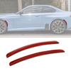 2 Stück Auto Radlauf Zierleisten Radlaufblenden Kotflügelentlüftungen Schutzabdeckung Universelle Autoaufkleber Außenzubehör