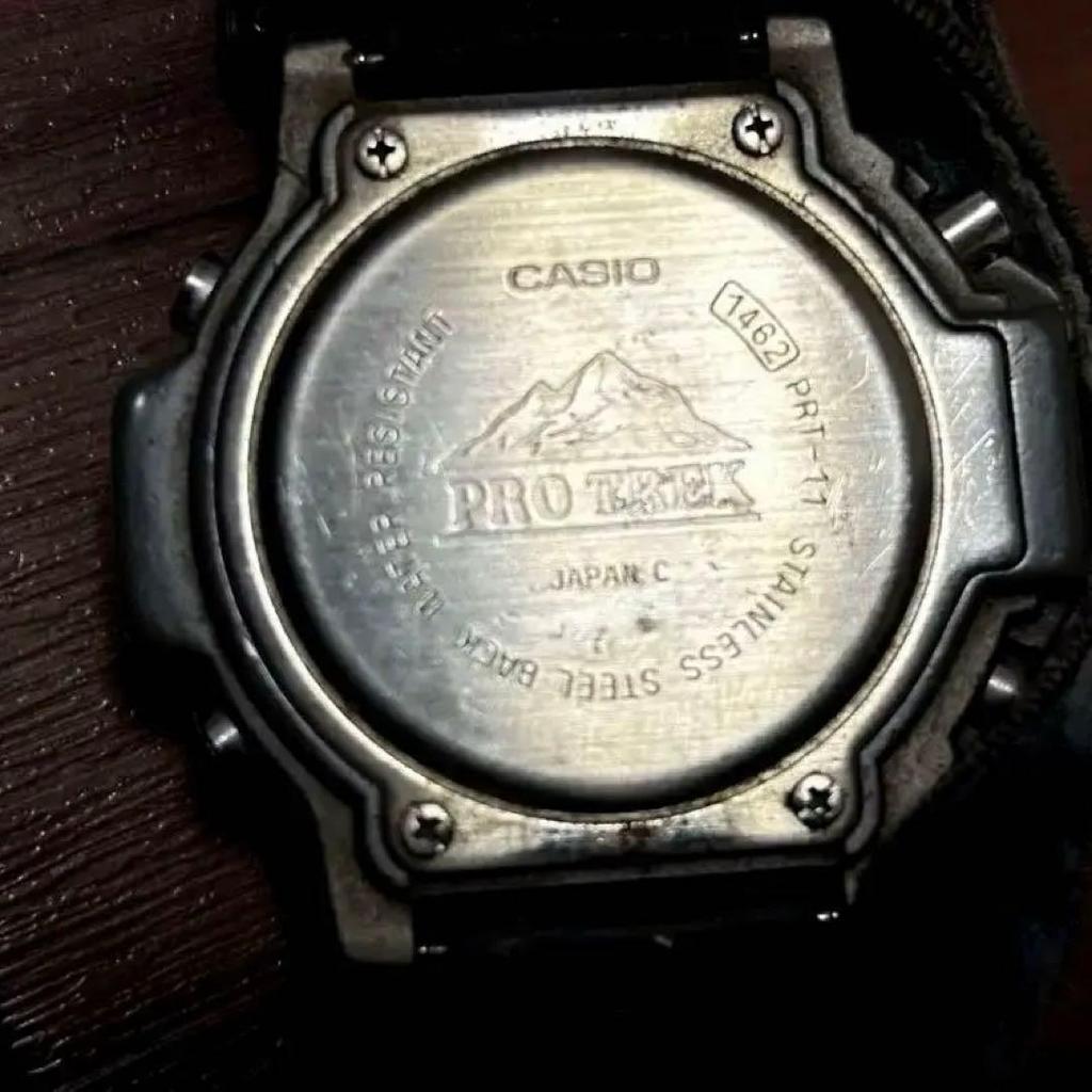 Used CASIO PRO TREK PRT-11 Tide Graph Moon Phase