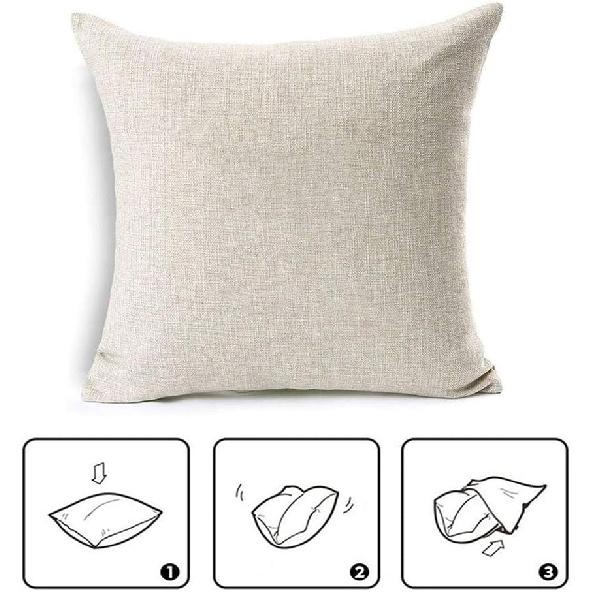 Succulent Cactus Floral Pillow Covers 22 X 22 Inch Set of 4 Tropical Green Plants Flower Summer Decorative Throw Pillow Case Cotton Linen Square