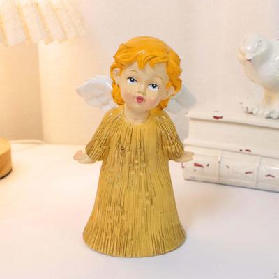 Angel Girl Figurine Abstract Figure Handicraft Cute Modern Ornament Resin Sculpture