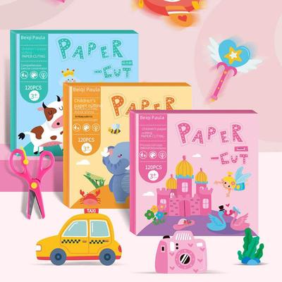Bastelset für Kinder zum Papierschneiden: Bildungsspaß für die frühe Kindheit, Kindergarten-Bastelmaterialien