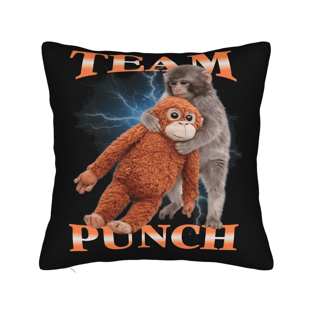Punch Monkey Pillow Case  Cute Funny Pillow Cover Soft Pillowcases For Sofa Bedroom Home Decor