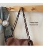 2025 Autumn/Winter Retro Matte Women's Versatile Single Shoulder Bag with Chain