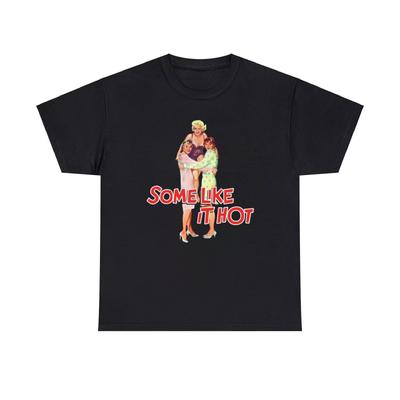 Some Like It Hot Heavy Cotton Tee, Marilyn Monroe, Tony Curtis, Jack Lemmon