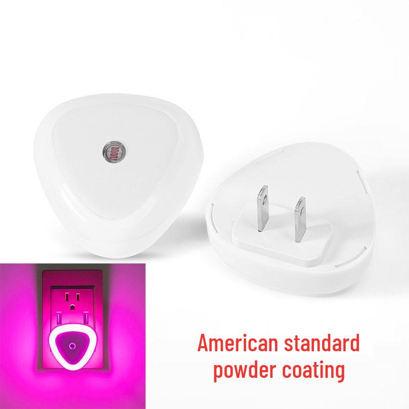 Triangle US Plug Smart LED Night Light - Energy-Saving Induction (1, 2, 4, or 6 Pack)