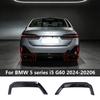 ABS Gloss Black For BMW 5 Series I5 G60 2024 -2025 Car Tail Rear Bumper Side Lip Trim Strip Exterior Accessories