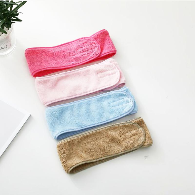 Módní make-up SPA Nastavitelná čelenka Froting Girls for Face Washing Hair Accessories Soft