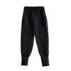 Fall and Winter Down Cotton Pants Female Outwear Big Yards High-waisted Padded Thickened Loose Slim Warm Pants Thickened Warm
