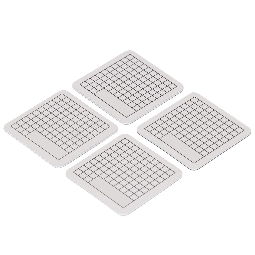 4Pcs Cutting Mat Mini Cute Model Cut Pad Paper Rubber Stamp Engraving Scale Board 6 x 6cm