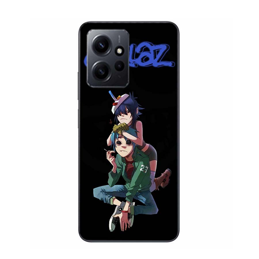 Gorillaz Anime Phone Case For Redmi 12 13C 12C 15C 9 10 10C Note 13 Pro Plus 14 15 Pro 9T 9C 9A TPU Soft Cover Clear Cell Cases