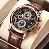 LIGE Luxury Mens Watches Waterproof Luminous Fashion Quartz Watch For Men Business Casual Man Date Chronograph Relogio Masculino