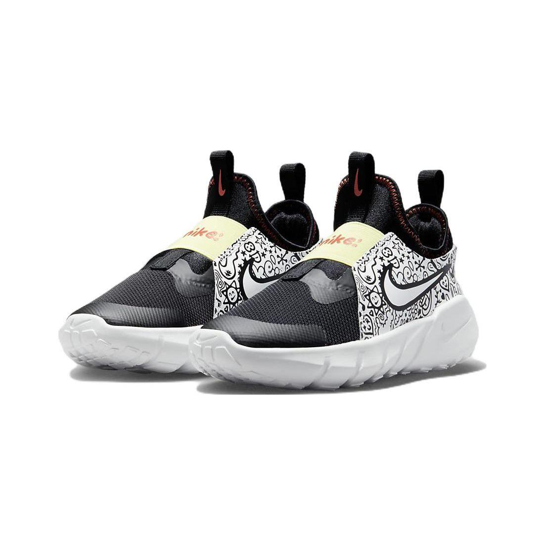 Детские кроссовки Nike Flex Runner 2 JP PS Doodles Black Picante-Red Light-Lemon-Twist — фото 3