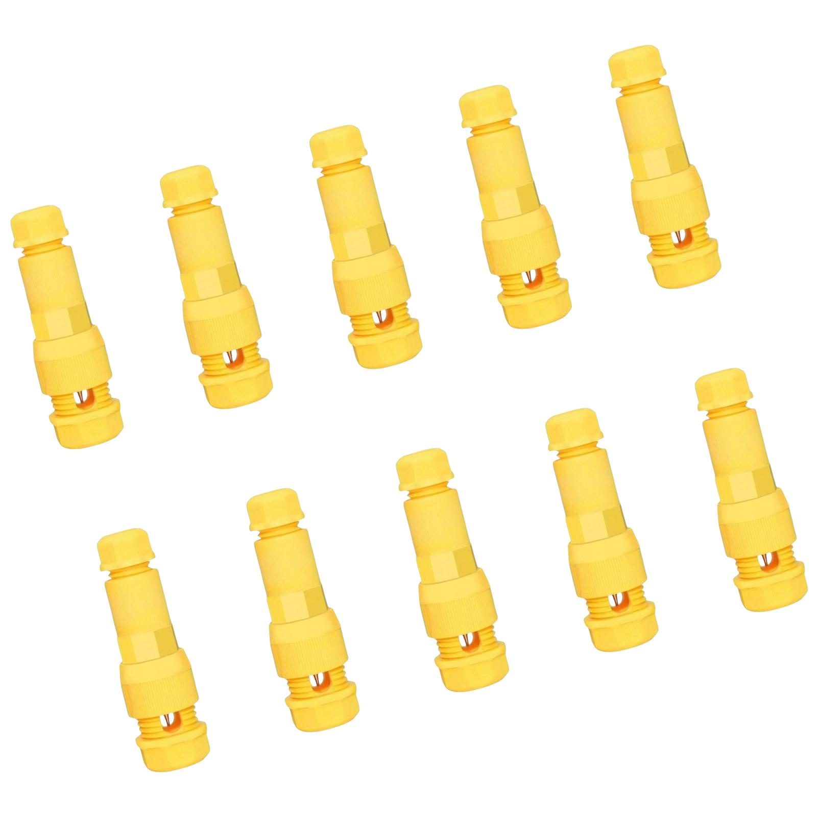 

10Pcs Quick Piercing Connector Low Voltage Wire Connector Waterproof Crimp Wiring Terminal Quick Puncture Connector