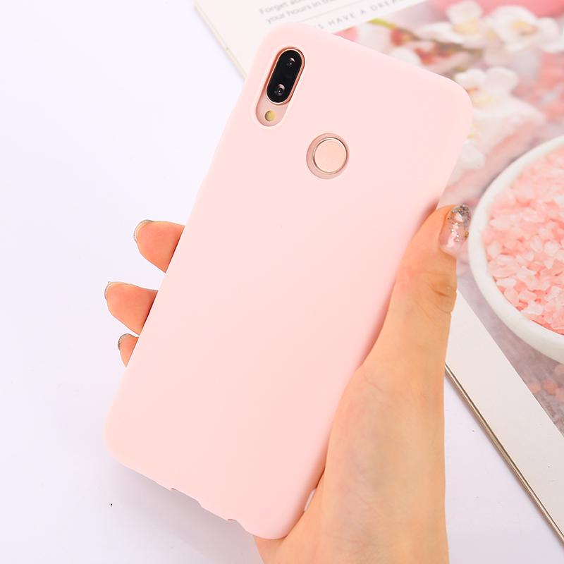 Candy Color Case for Huawei Y6 Y5 Prime 2018 P20 P9 P10 Mate 10 Lite Honor 10 9 Lite 7C 7A Pro 7X 8X P Smart Soft Silicon Cases
