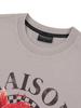LA MAISON STUDIO Unisex Smoky Vintage Angel Oversized Pigment Dyed Heavy Jersey Short Sleeve Light Grey (Fcf2Ts416M)
