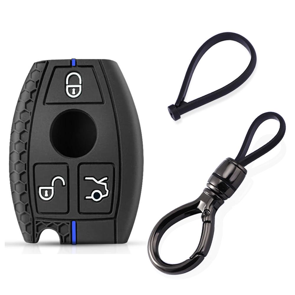 For Mercedes Benz W639 C350 W204 W205 W212 W213 W176 W219 AMG ML SL CLA GLA GLC GLE GLS GLK SLC SLK Key Caps Cover Car Key Case