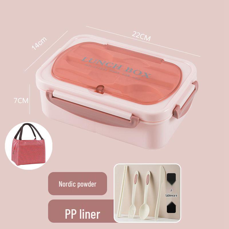 304 Stainless Steel Insulated Bento Box with Divider, Portable and Leak-Proof, Customizable Logo.