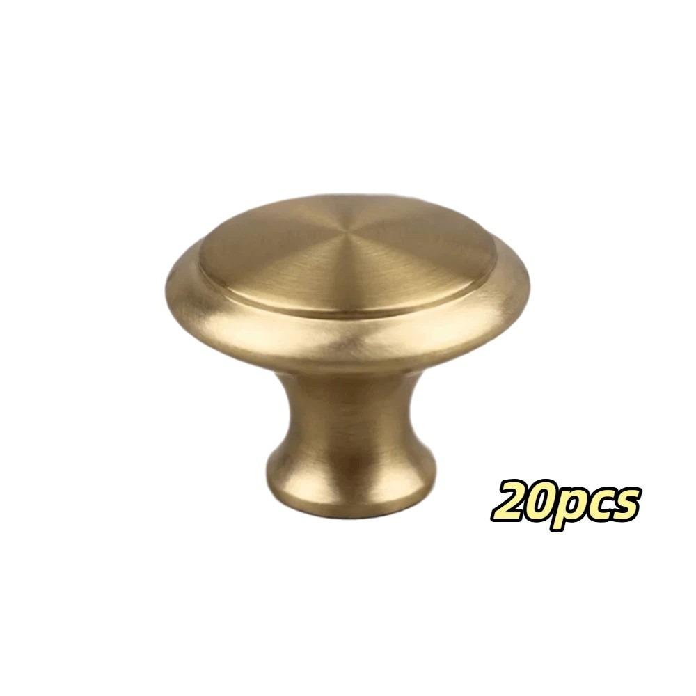 Golden Color Single Hole Handle Round Shape Furniture Handle Pull Handle Furniture Hardware