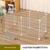 Pet Iron Mesh Detachable Fence: Indoor Gate, Isolation Guardrail, Escape-Proof, Easy Assembly
