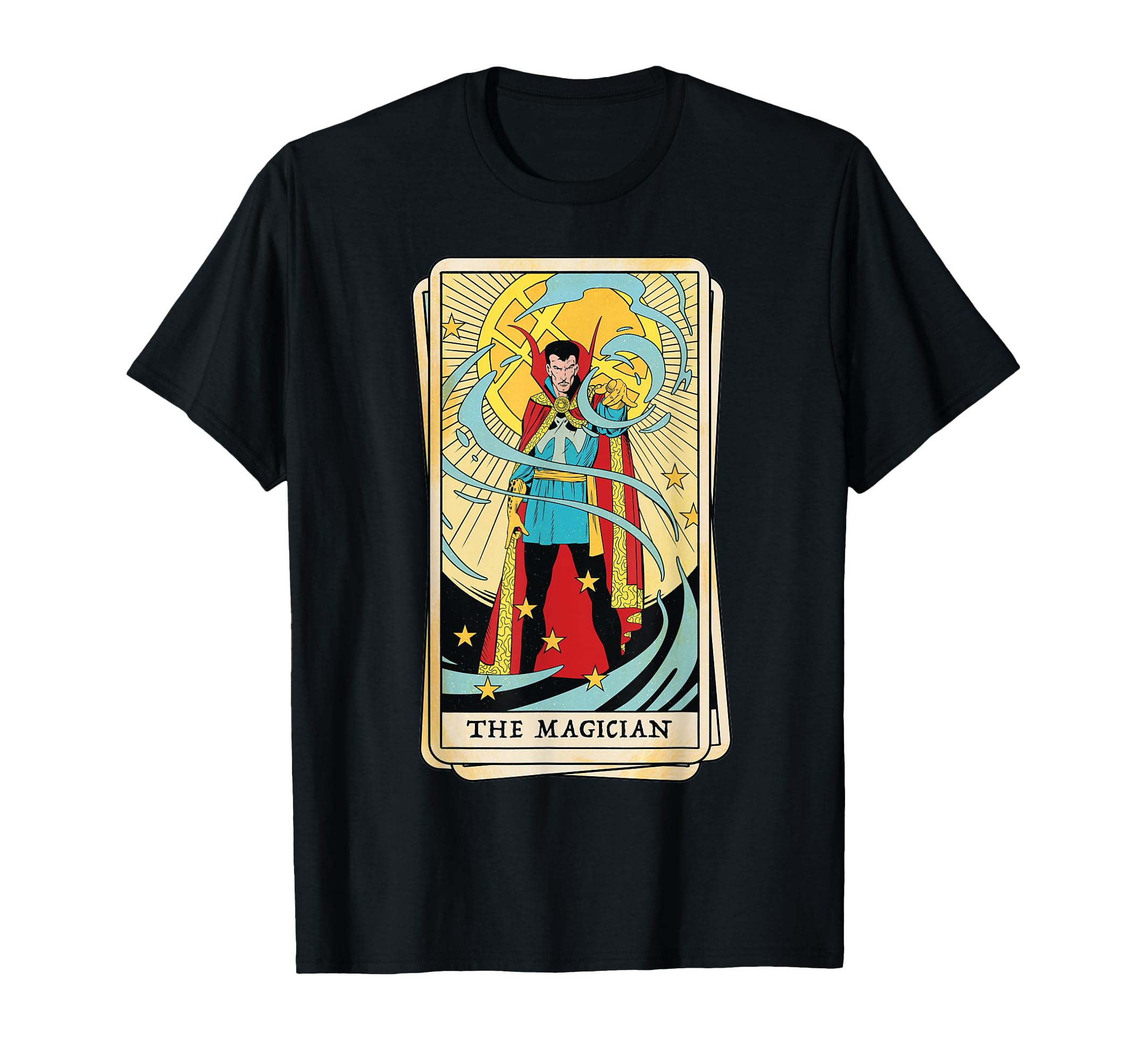 

Marvel Tarot Arcana Card The Magician Doctor Strange T-Shirt