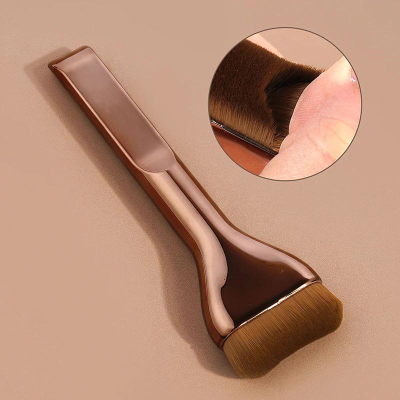 Flat-Headed Foundation Brush Professional Portable And Easy-To-Clean Makeup Brush