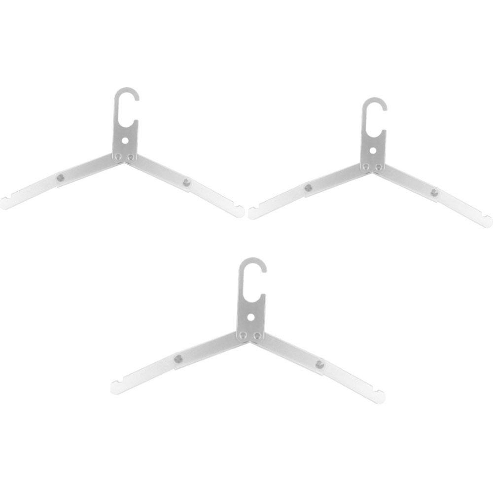 3 Pcs Aluminum Alloy Folding Hanger Non Slip Windproof Hook Multifunction Hanger Compact Heavy Duty Travel Hangers Home Use
