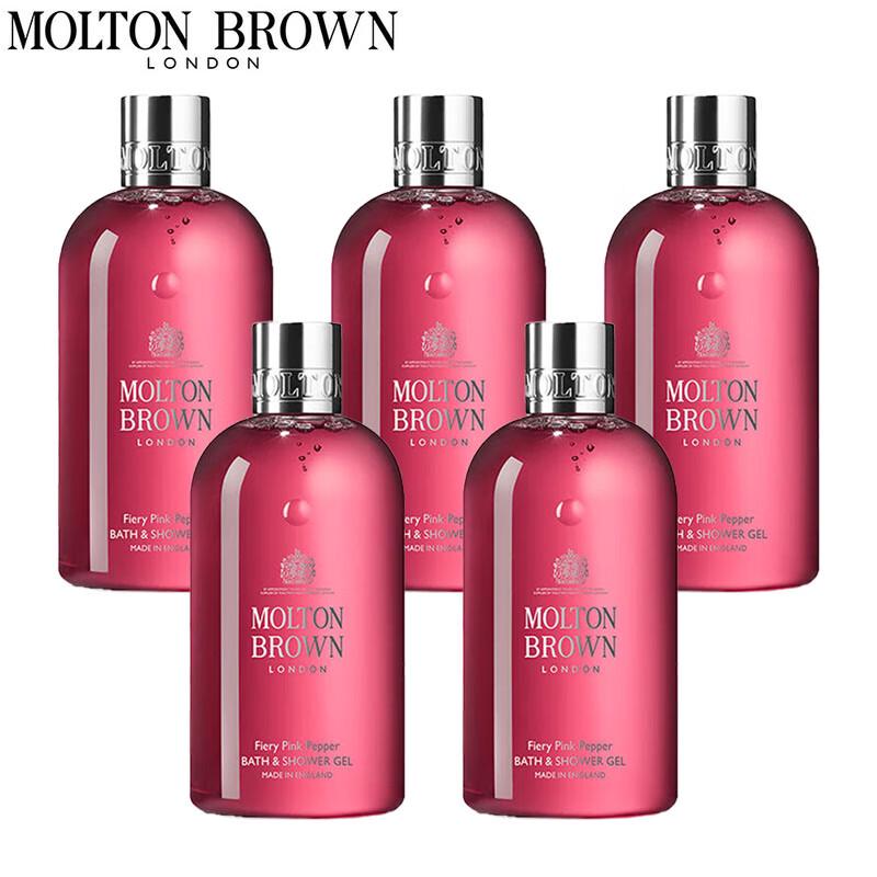 

Molton Brown Hot Pink Pepper Shower Gel (5 x 300ml)